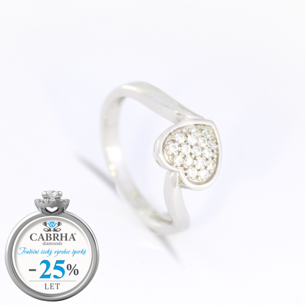 Kolekce EMOTION - prsten CABRHA diamonds PURE LOVE