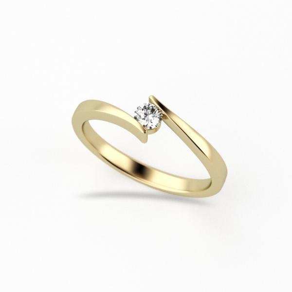 Kolekce SPECIAL DAY - zásnubní prsten CABRHA diamonds I DO