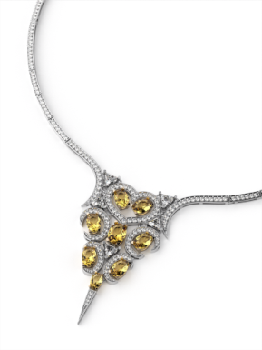 Kolekce ORIENT - náhrdelník CABRHA diamonds GIA