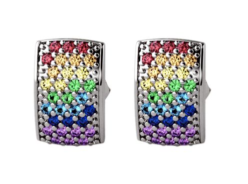 Kolekce RAINBOW - náušnice CABRHA diamonds MYRIAD