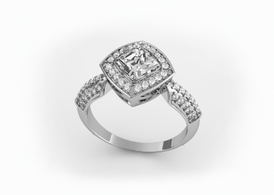 Kolekce ELEGANT CUBE - prsten CABRHA diamonds GLORIA