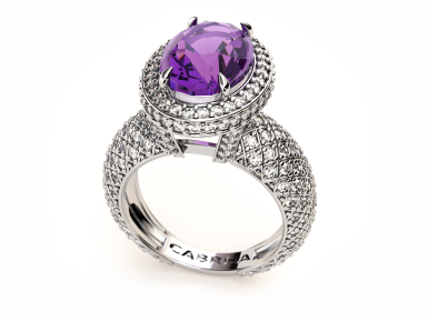 Kolekce LADY SHINE - prsten CABRHA diamonds FIONA