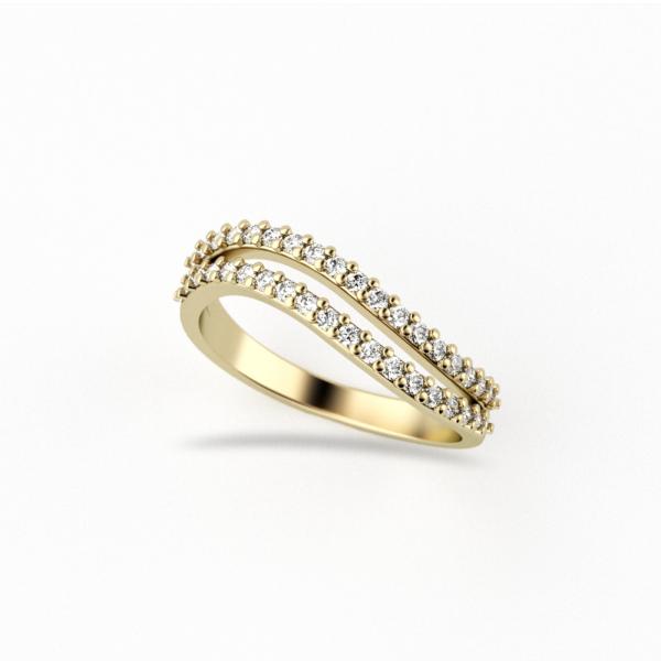 Kolekce SIMPLY ELEGANT - prsten CABRHA diamonds CORA