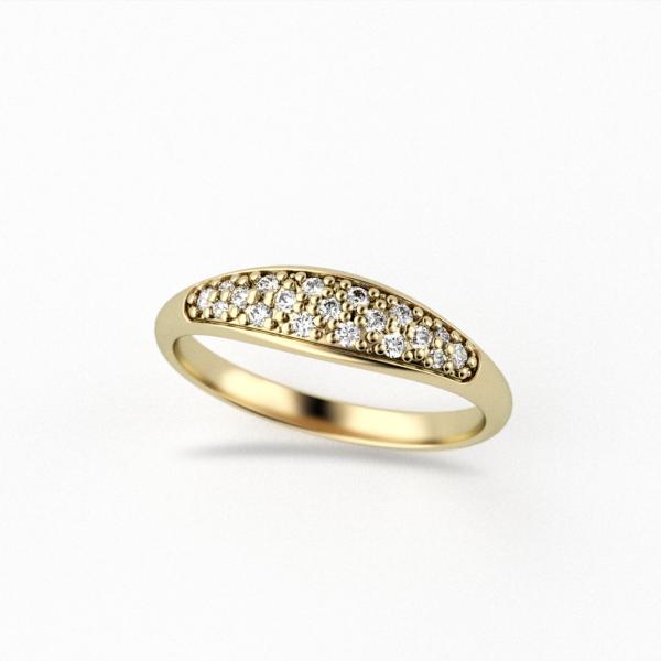 Kolekce SIMPLY ELEGANT - prsten CABRHA diamonds RACHEL III