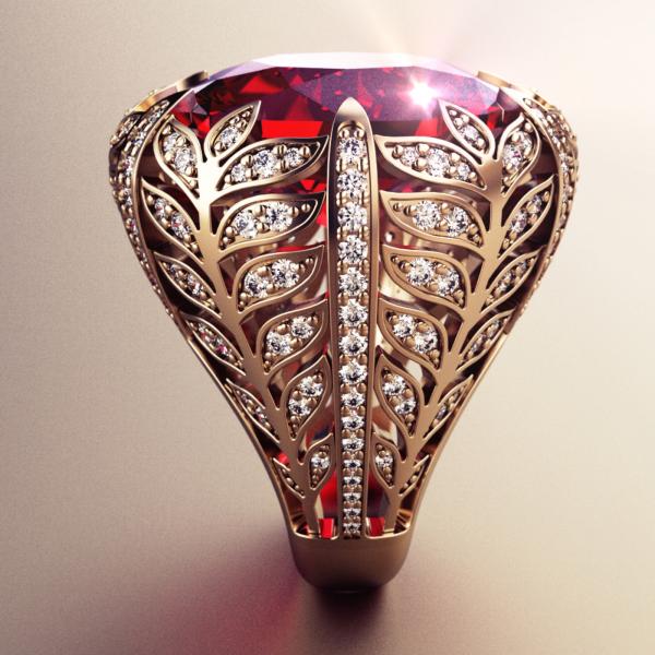 Kolekce GENESIS - prsten CABRHA diamonds SECRET FIRE