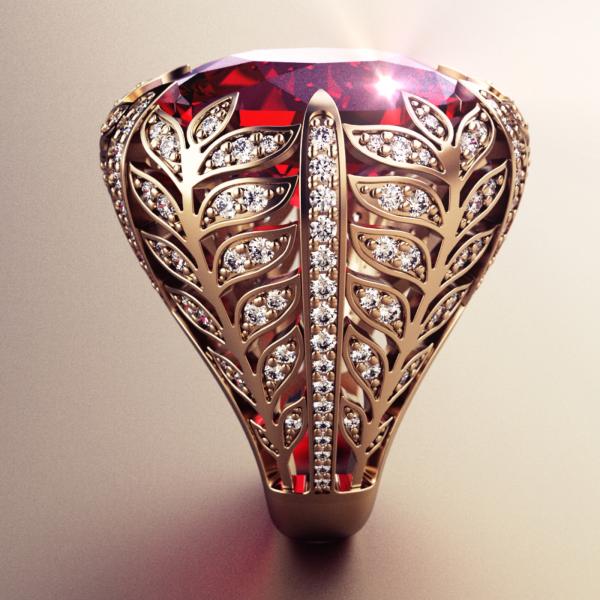 Kolekce GENESIS - prsten CABRHA diamonds SECRET FIRE