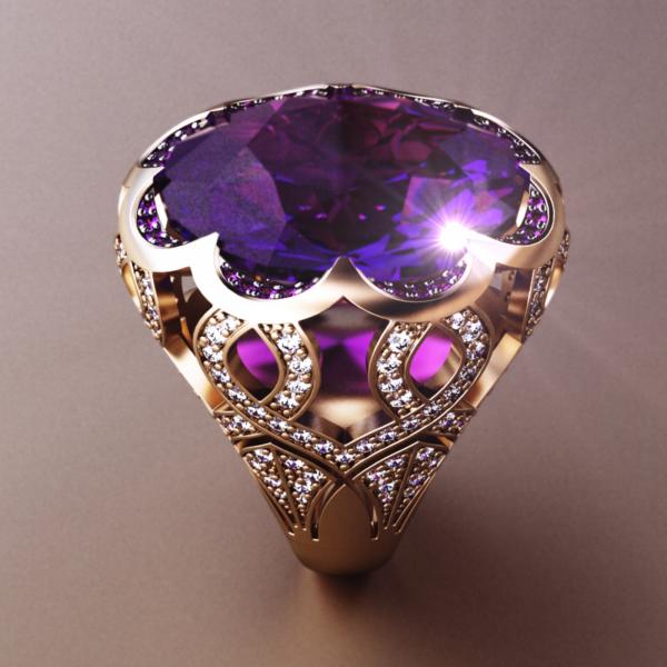 Kolekce GENESIS - prsten CABRHA diamonds VIOLET RIDDLE