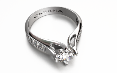 Kolekce SPECIAL DAY - zásnubní prsten CABRHA diamonds PURE SHINE